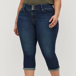 Crop Jegging Super Soft Dark Wash 22
